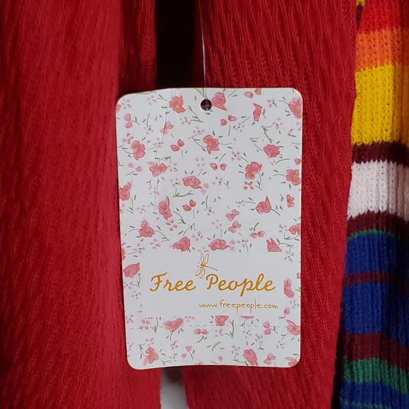 Free People Rainbow Dreams Batwing Sleeve Knit Top - Picture 15 of 16